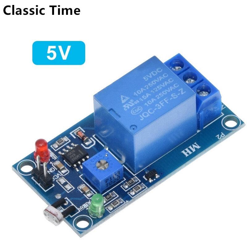 

5V 12V Light Photoswitch Sensor Switch LDR Фоторезистор Релейний модуль Виявлення світла Світлочутливий сенсор Плата 5V