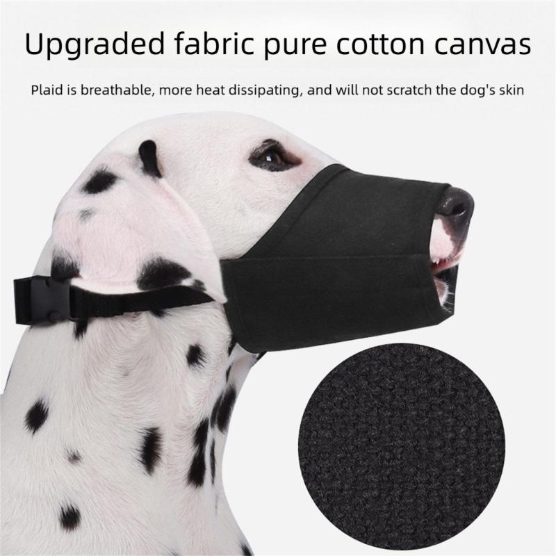 Anti-Erstickungs-Hundemaulkorb mit kausicherem Polyester-Design Trainingsmaulkorb für verschiedene Rassen Outdoor-Wandern Spazierengehen