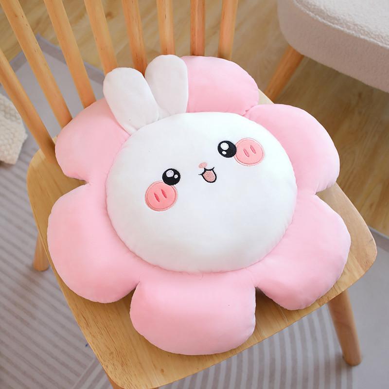 

Очаровательная мультяшная подушка-цветок с ПП-хлопком для поддержки кровати, дивана, стула Rabbit