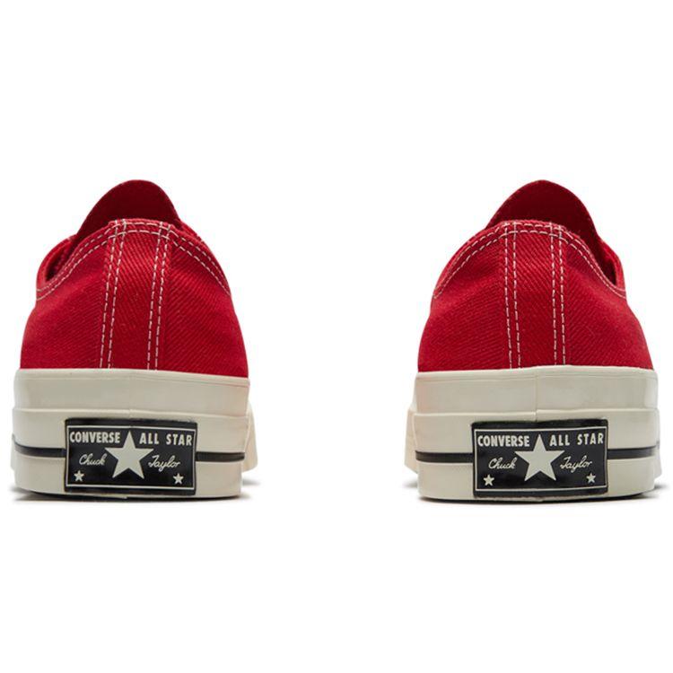 Converse 1970s Chuck Trendy Comfortable Low Top Canvas Shoes Unisex Sneakers Red 165469C