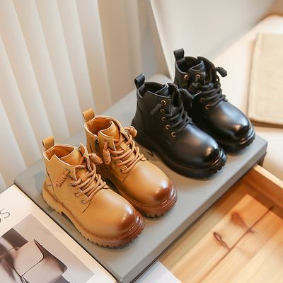 Girls Boots Children's Short Boots Women's Autumn and Winter New Winter Shoes Boys Classmates Little Princess
