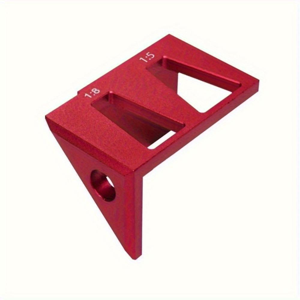 45/90 Degree Center Finder Woodworking Square Dovetail Jig - Multifunctional Marking Gauge, Aluminum Alloy Center Scribe Ruler
