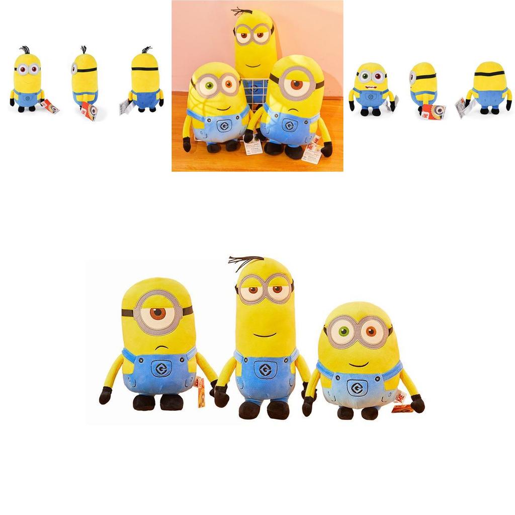 Despicable Me Minion Plush Toy Stuart Kevin And Bob Soft And Cute Children's Gift