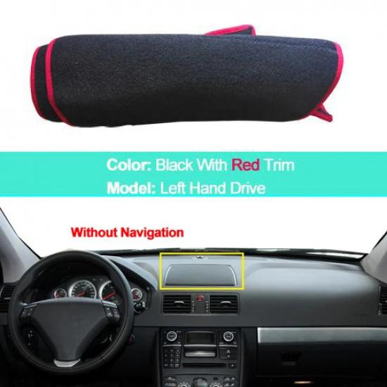 2 Layers Car Inner Dashboard Cover Dash Mat Carpet Cushion Sun Shade Dash Board Pad Cape For Volvo XC90 2002 - 2011 2012 2013