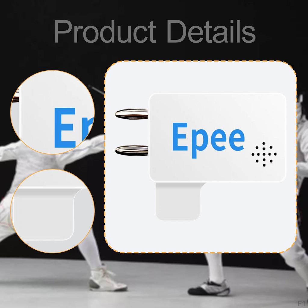 Escrime Équipement d'Arbitrage Électronique Enfants Adultes Facile à Installer Juge Léger Portable Compact
