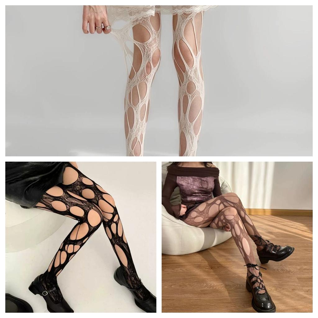 SIMPLEJEWEL Black Sheer Tights High Waist Pantyhose with Bows Patterned Stockings for Women