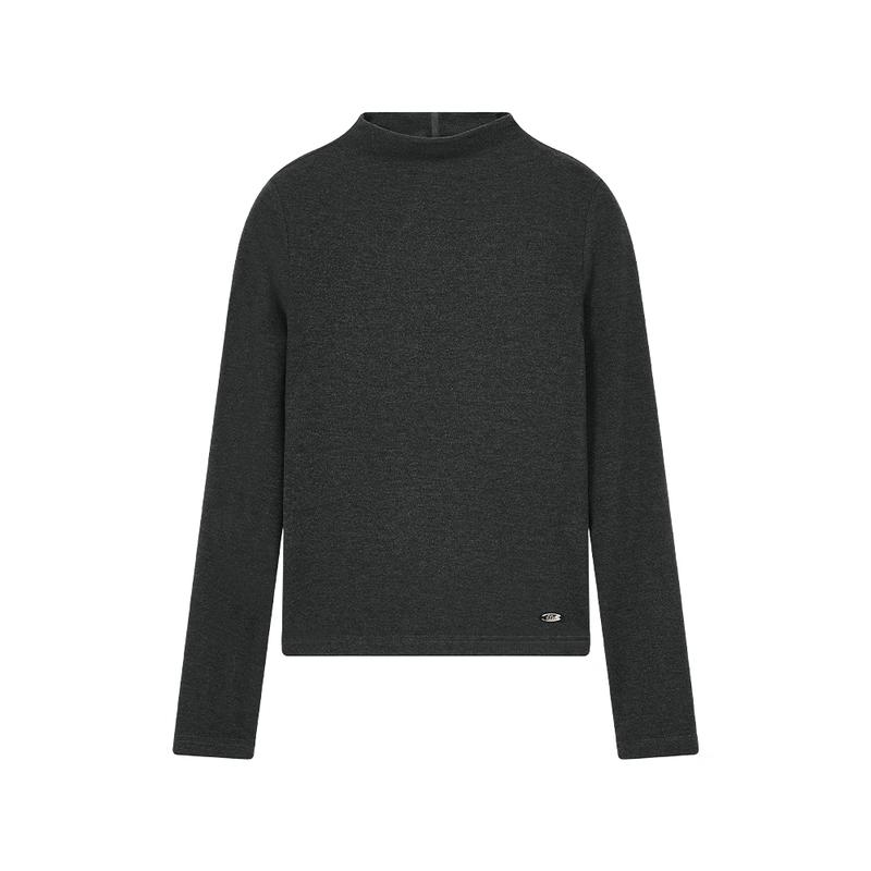 ELLE KIDS Girls  Semi-High Collar Long Sleeve Base Layer T-Shirt 130