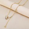 Suijue Small Waist Necklace Women'S Trend Opal Accessories Pendant Elegant Temperament Gift Jewelry