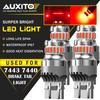 4X 7443 7440 Red Strobe LED Flashing Blinking Brake Light For Honda Accord Civic