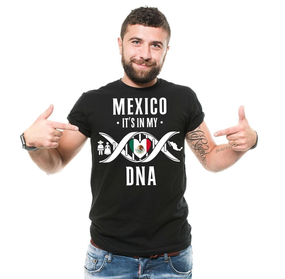 Mexico It s In MY DNA Shirt Mexico DNA T-Shirt Mexico Shirt Mexican Gifts Unisex T-Shirt S