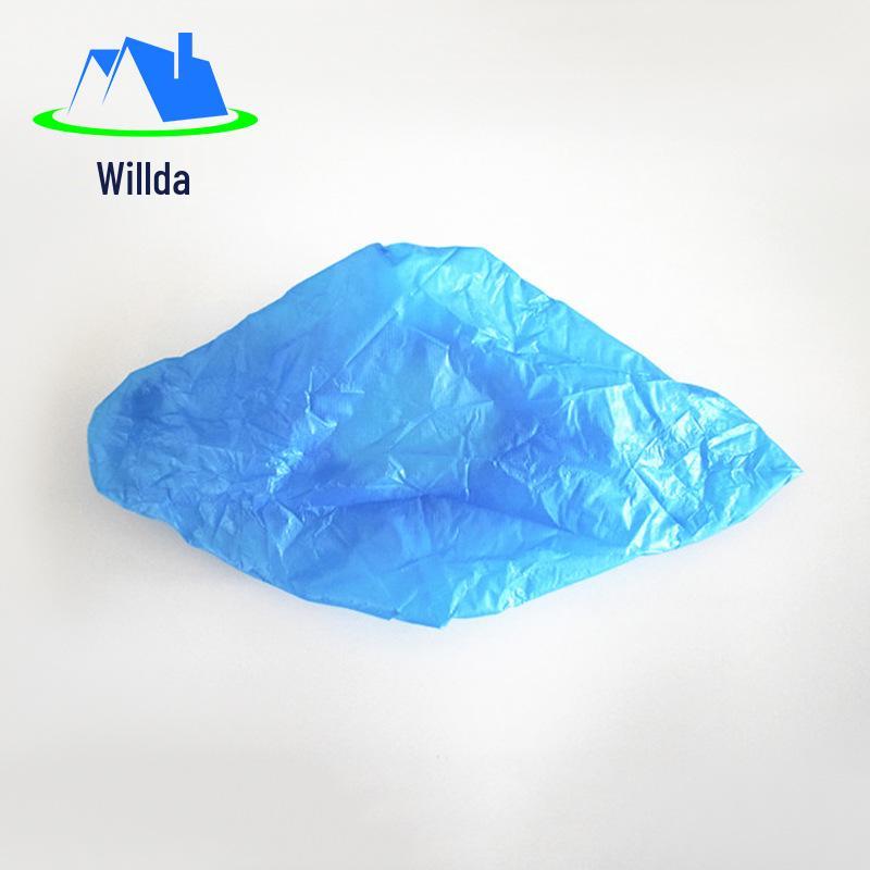 Waterproof Thickened Disposable PE Shoe Covers for Rainy Days and Dustproof Workshop Use 2.5g PE Shoe Cover