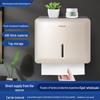 Wall-Mounted Waterproof Bathroom Tissue Dispenser, Punch-Free Pull-Type Design