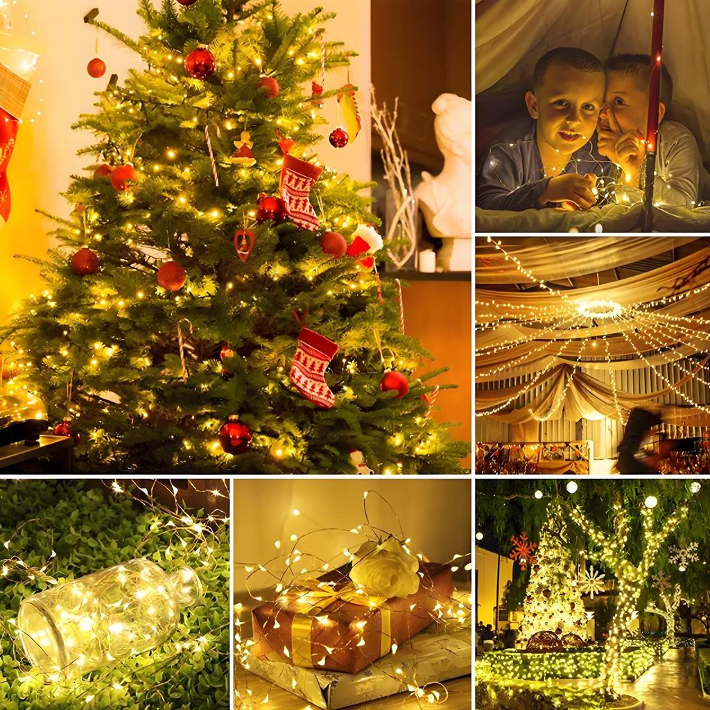 Christmas Fairy String Light Led Fairy Lights EU/USB DC Power Remote Control Halloween Garland Fairy Light for Wedding Party Christmas Decoratio