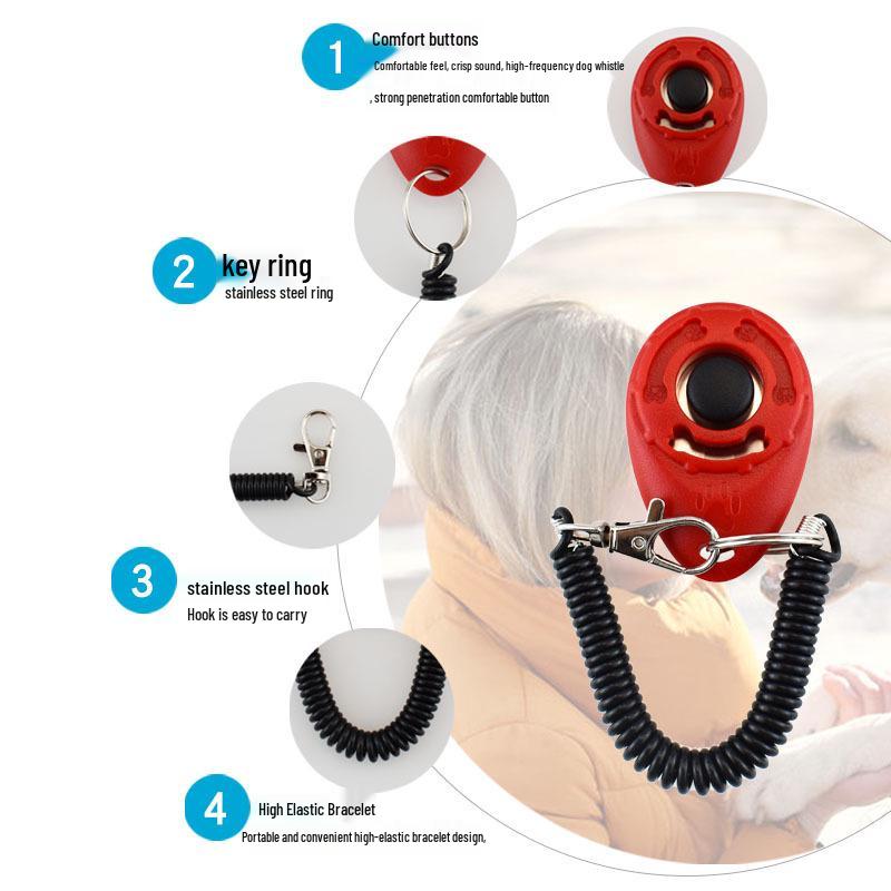 Dog Training Supplies: Portable Pet Training Clicker