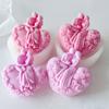 Silicone Candle Making Molds,Heart Epoxy Resin Casting Mold Aromatherapys Candle Soap Making Home Art Crafts Decors