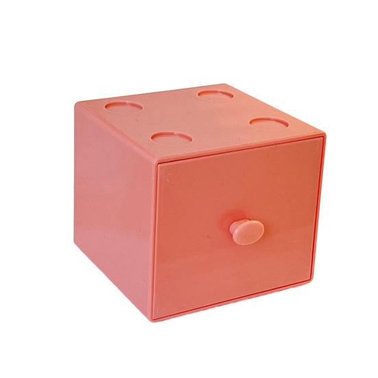 Lightweight Storage Case Sturdy Construction Practical Square Makeup Pen Sundries Box Basket Bin