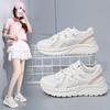2025 summer Forrest Gump shoes women's new platform dad shoes breathable sports shoes lightweight casual running shoes German training shoes