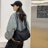Japanese and Korean trend new simple pleated shoulder messenger bag Wenyi Fan commuter dumpling bag