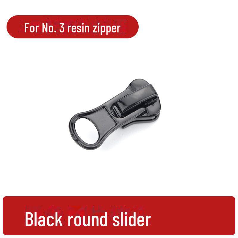 

Черная смоляная молния с толстым металлическим бегунком, размеры 3, 5 и 8 для одежды