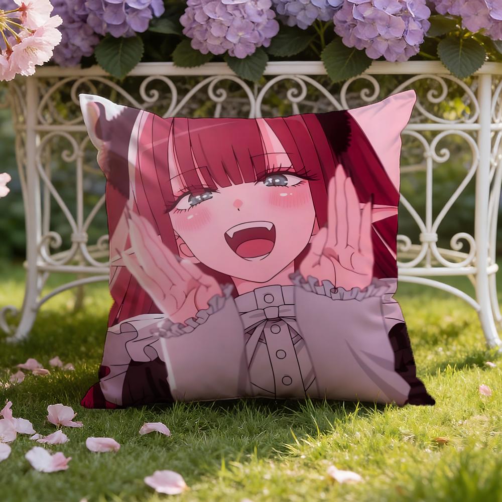 Anime D-Dress-Up D-Darling Cushion Cover Home & Car Dual-Scene Pillow Cover: Reversible for Premium Comfort
