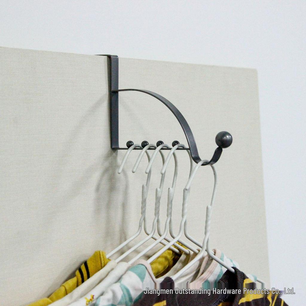 Creative Non-Slip Over-the-Door Hook Coat Rack Without Drilling
