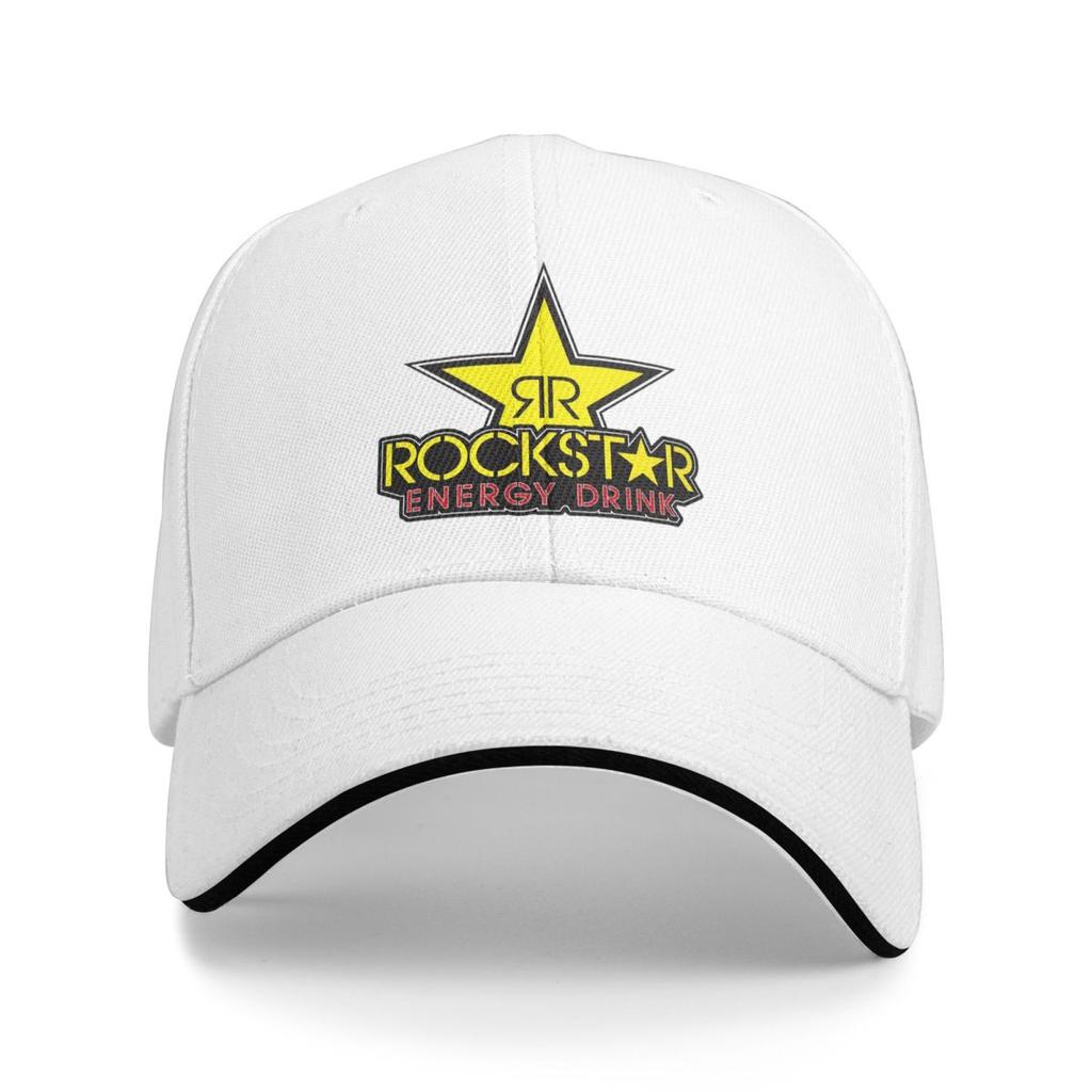Casquettes de Baseball Snapback Respirantes Décontractées Casquette d'Extérieur pour Hommes et Femmes Rockstar Energy Drink