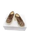 Womens Clover Embroidered Canvas Sneakers Thick Sole Casual Trainers