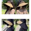 2025 New Sun Hat for Women Summer Outdoor Large Brim Straw Sun Hats