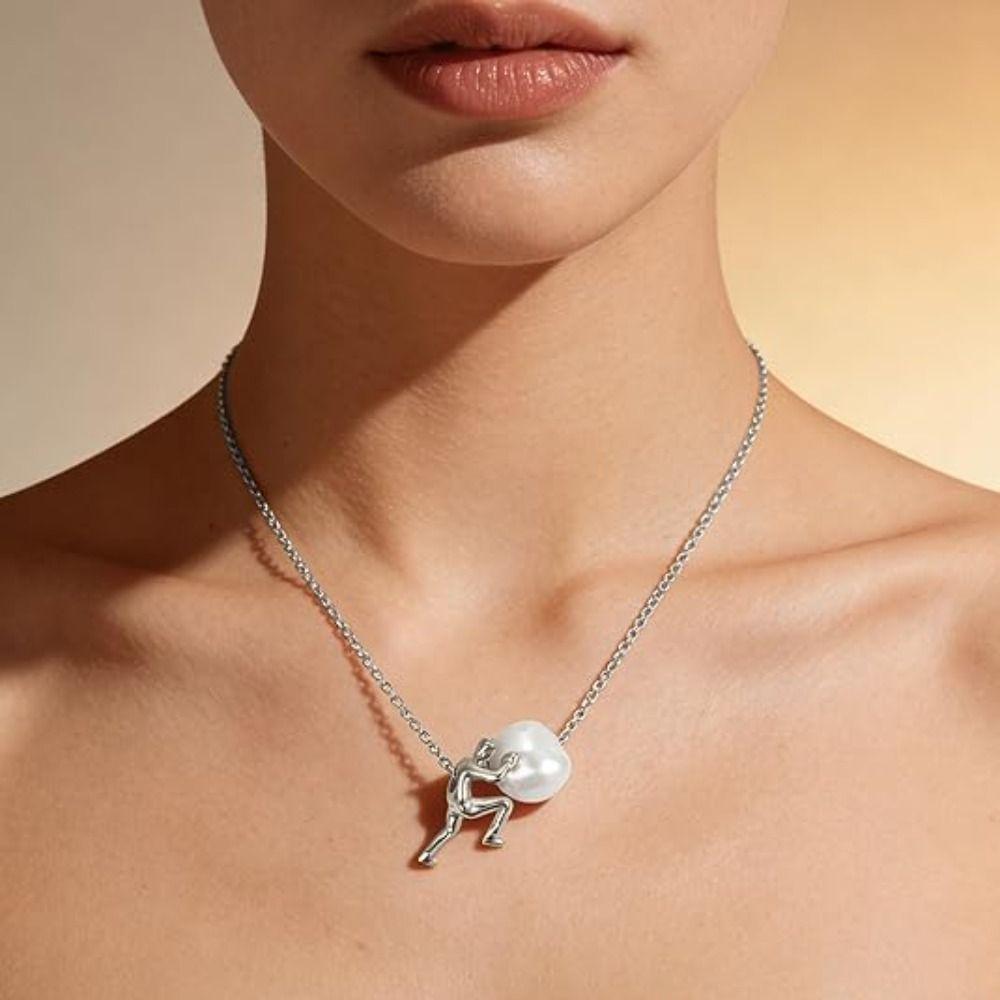 Personality Pendant Necklace Perseverance Symbol Jewelry Accessories New Sisyphus Necklace