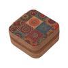 Portable Retro Cork Jewelry Box for Travel - Earring, Ring, Necklace Organizer