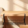 Adjustable Under Desk Storage Rack Durability Steel Under Table Cable Management Tray for Tidy Cable Management