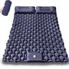 Inflatable TPU Camping Mat with Foot Pump - Portable & Foldable for Outdoor, Beach, or Picnic Use.