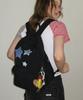 Ronron 3 Star Patch Backpack Black