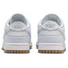 Nike Dunk Low Next Nature Football Grey Gomma Sneakers da Donna Bianco Gomma-Marrone Chiaro FN6345-100