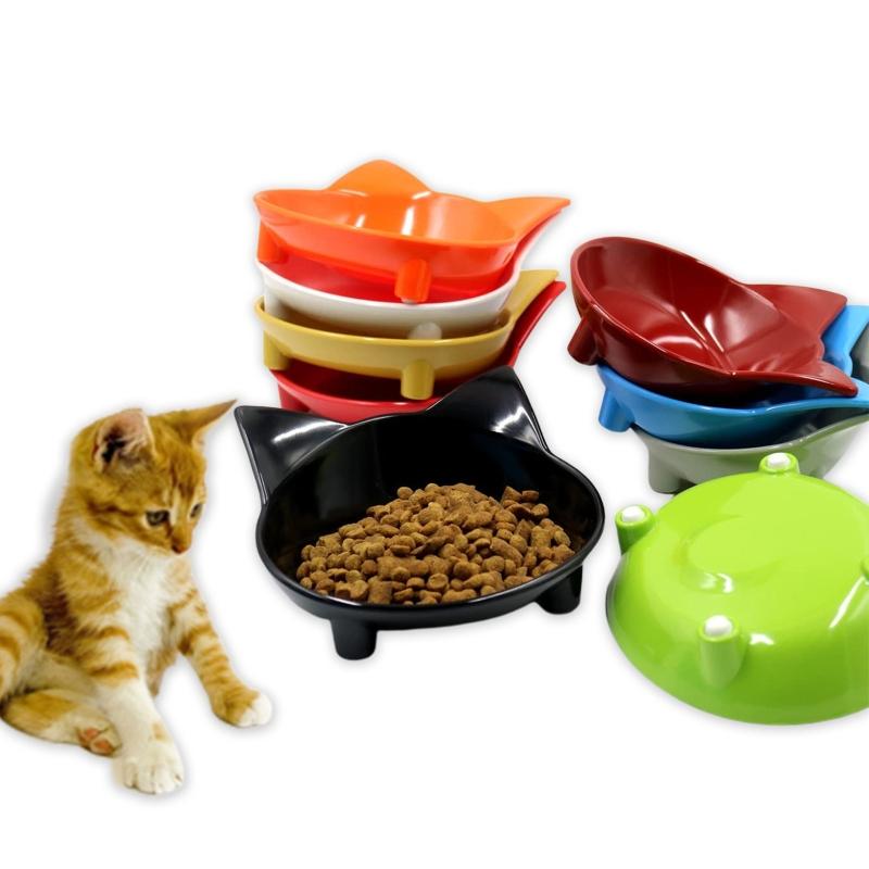 3Pcs Shallow Cats Bowl Whisker Fatigue Free 8oz Food Bowls for Short Legged C