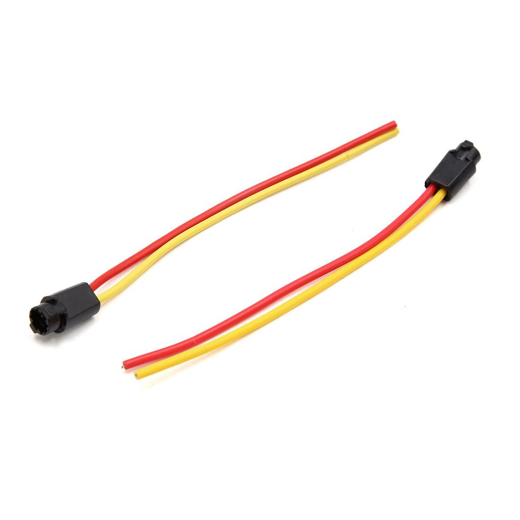 2/3/4/5/10Pcs T5 Panel Light Lamp Bulb Dashboard Indicator Extension Wire Harness Socket Connector for Car T5 Light Socket