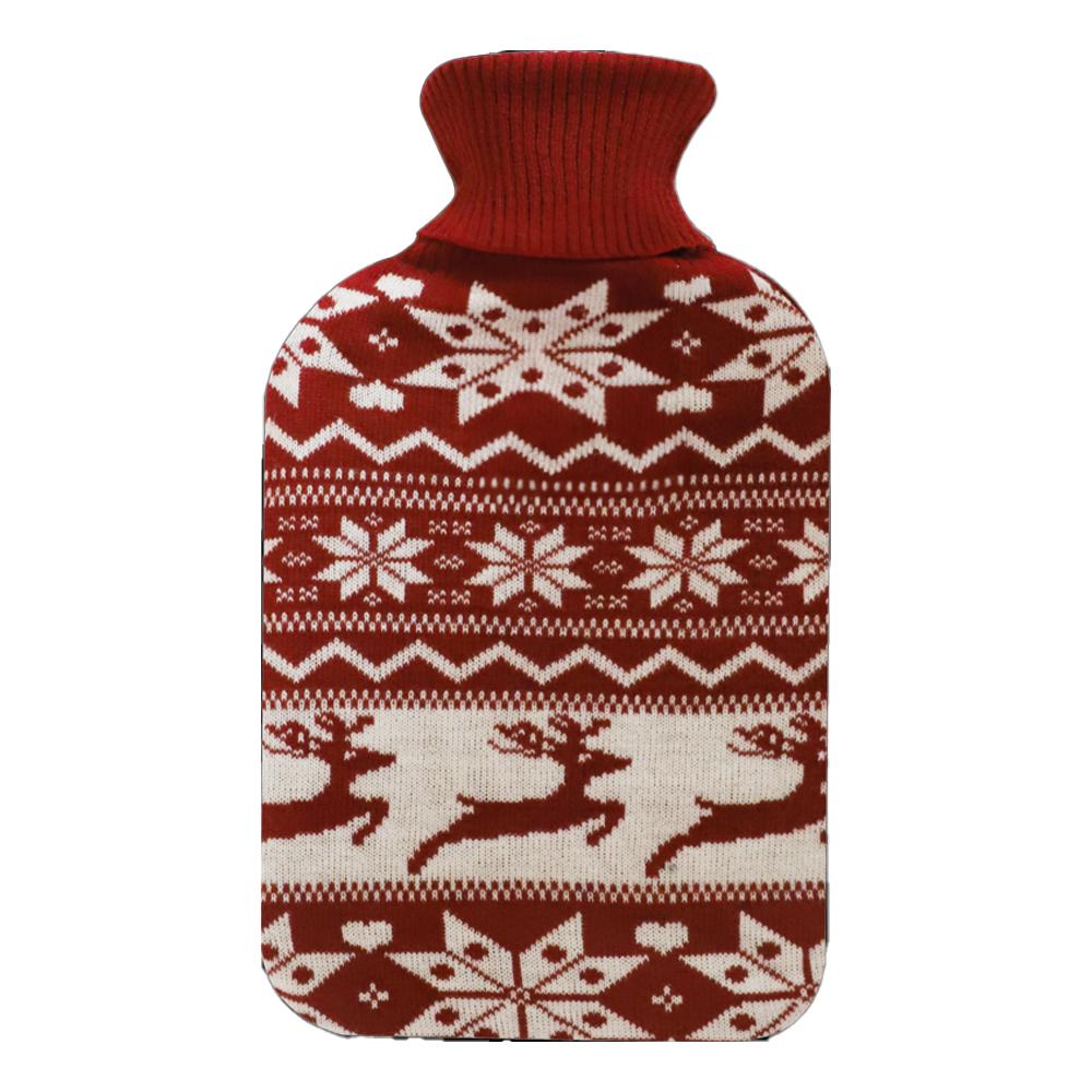 Hearth and Home Patterned 2L Hot Water Bottle And Cover