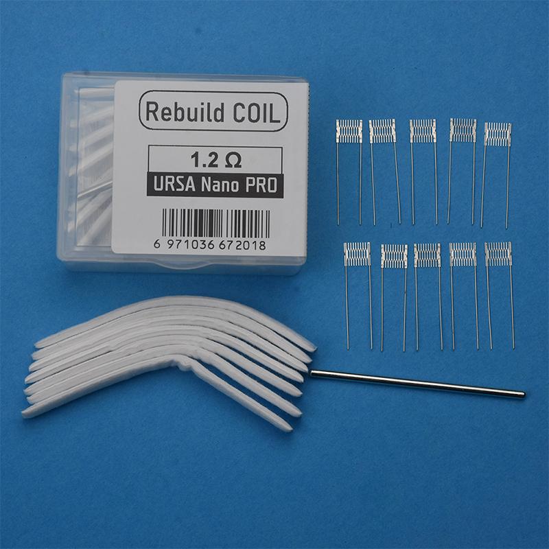 Diy Tool Rebuild Kit Mesh Coil Resistance Wire Replacement Accessory For Ursa Nano Pro 0.6/0.8/1.0/1.2Ohm