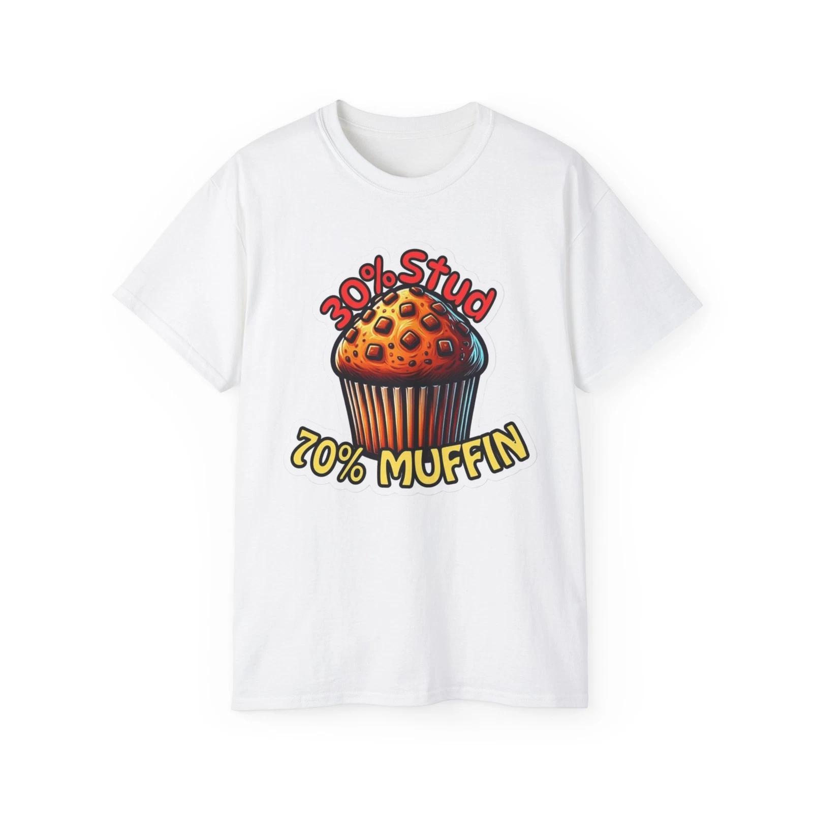 30% Stud 70% Muffin Unisex Ultra Cotton Tee L