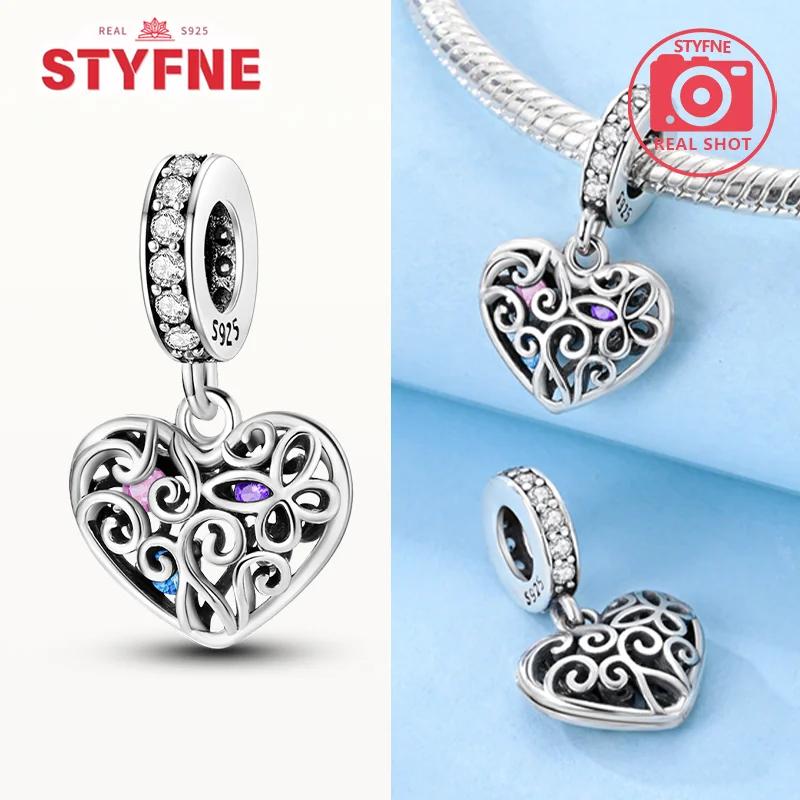 Coppersimple Butterfly Charms Heart Beads Pendant Jewelry Fit Originalbracelet For Women Diy Fine Gift Party