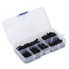 300pcs M3 Cross Round Head with Washer Carbon Steel Screw Bolt Assortment Set