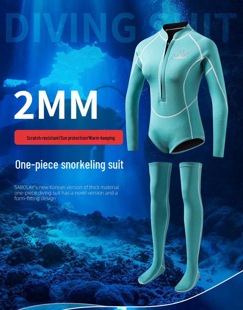 Warm Scuba Wetsuit with Long Socks