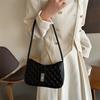 Fashionable Pu Quilted Tote Bag In Chic Black White Red Or Coffee For Everyday Style