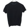 Hermes Cashmere 100% Short Sleeve Sweater 34/S Black PARIS Knit Women Used