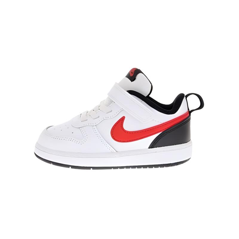 New Nike Low 2 Low-Top Skateboard Shoes Black White Red Baby BQ5453-110