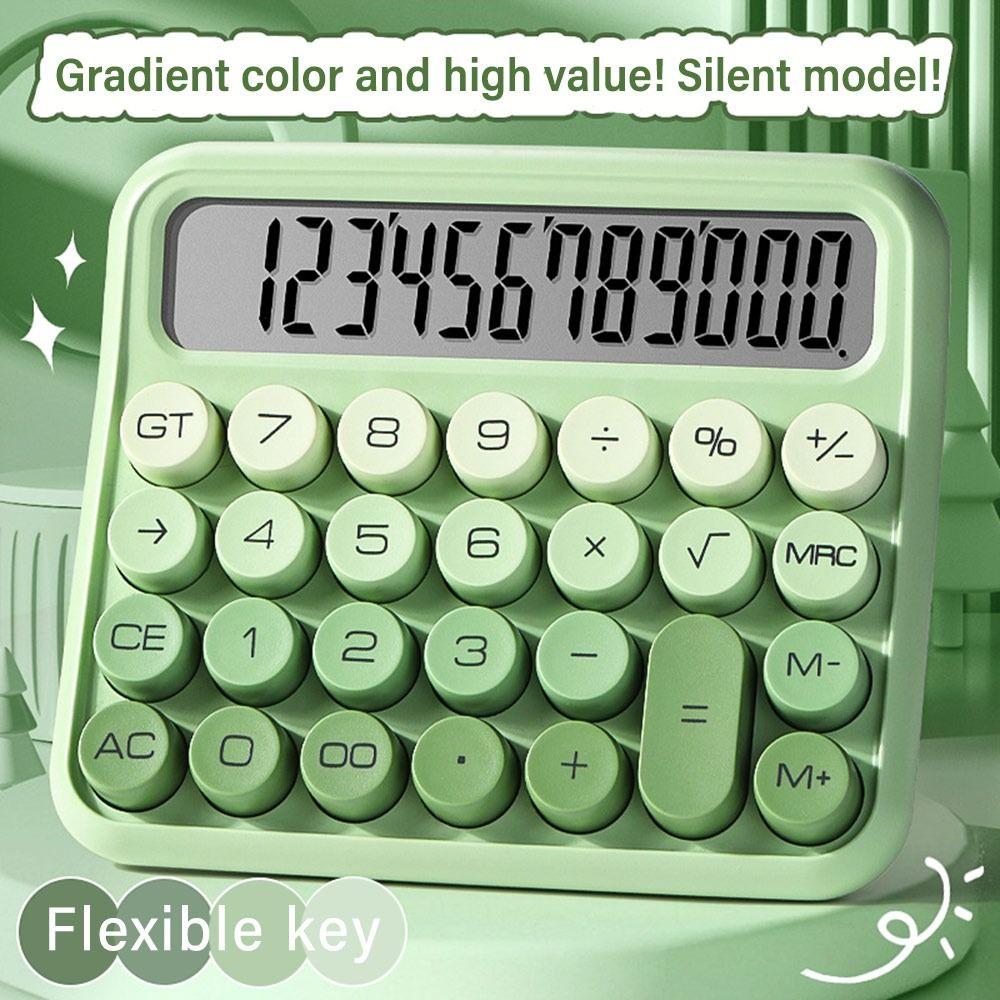 Silent Students Calculator Mechanical Keyboard Math Calculator For Home Office