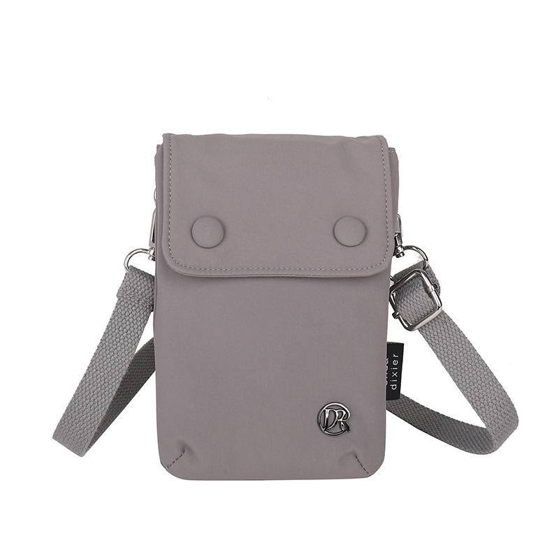 Summer and Summer Niche Simple Nylon Cloth Small Bag Women's Casual and Fashionable Crossbody Bag Mobile Phone Bag