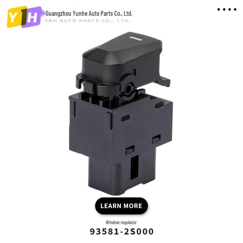 The 93581-2S000 switch is compatible with the Hyundai IX35 electric window glass lifter for individual control. Electric
