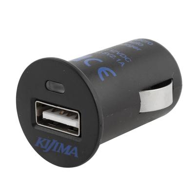 Kijima Peças de Motocicleta Isqueiro para USB 12V Isqueiro com Adaptador, Isqueiro/Porta USB D5V/2.1A Indicador, 304-621A