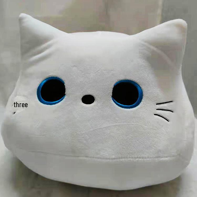 Měkká plyšová hračka černá kočka - kreativní a rozkošný polštářek na Den dětí